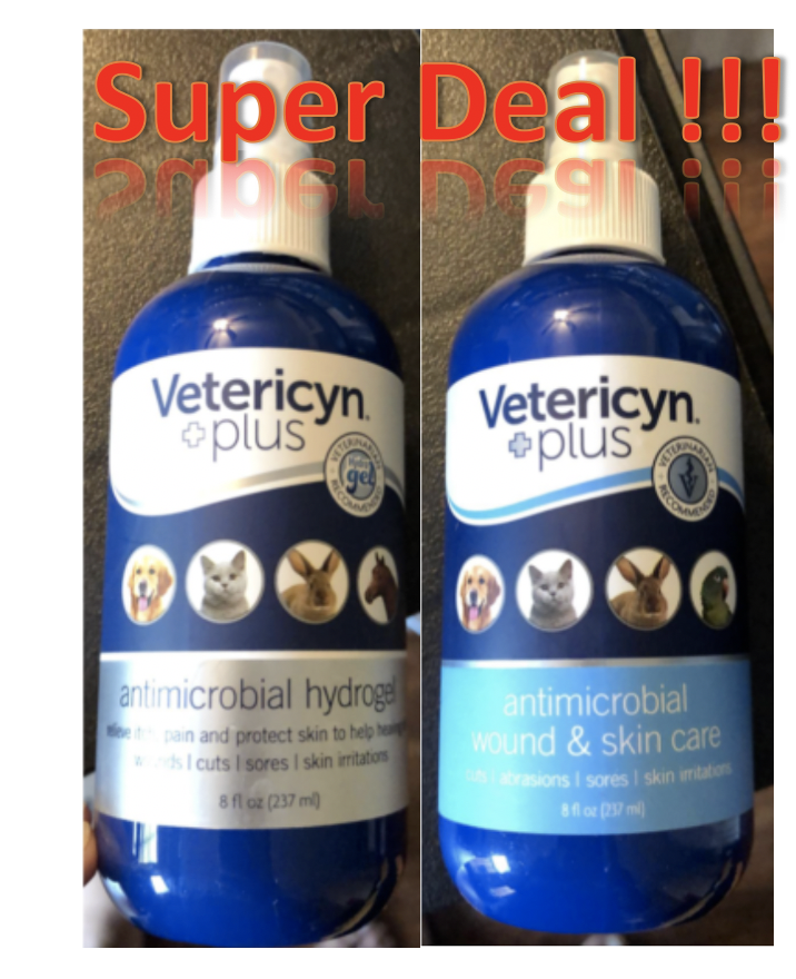 Combo Pack of Vetericyn Plus Spray 2/22 Vetericyn