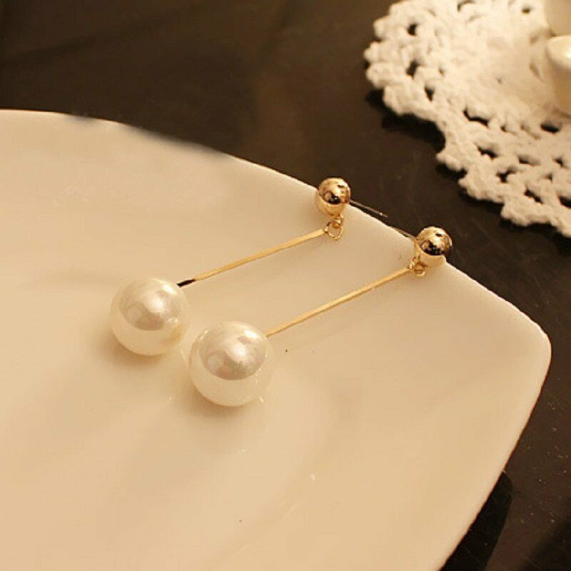 Long Tassel Pearl Earrings Stud Dangle Drop Charm Wedding Women Jewelry Gift New Rinhoo Does not apply - фотография #5