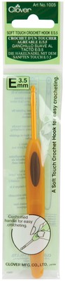 3 Pack Clover Soft Touch Crochet Hook-Size E4/3.5mm -1005E Clover 1005E