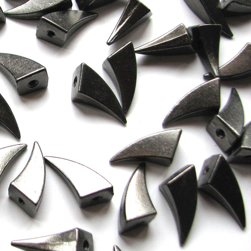 17MM 5Pcs Dragon Claw Spike & Studs - Black Gunmetal Screw-Back Does not apply - фотография #3