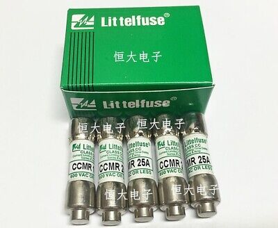 10pcs Littelfuse CCMR-25 CCMR 25A 600V Time Delay Fuse New in box free ship Littelfuse