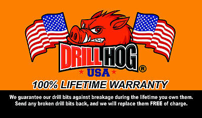 Drill Hog® USA 21 Pc Drill Bit Set Metal Hi-Molybdenum M7 MOLY Lifetime Warranty Drill Hog Does Not Apply - фотография #6