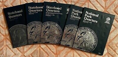 5 FOLDER SET P & D STATE (1999-2009) & NATIONAL PARK QUARTERS (2010-2021) & BOOK Whitman - фотография #2