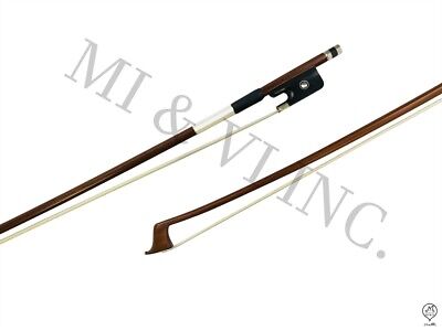 MI&VI 5 Classic Brazilwood Cello Bow Full-lined Ebony Frog 4/4 MI & VI VC-MIVI-Real-Full-Size-Fiddle-String-Mill-Tuner-Stand-Horse-Hair - фотография #2