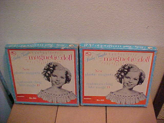2 Sets Vintage Shirley Temple Magnetic Doll Paper Dolls Gabriel  Без бренда
