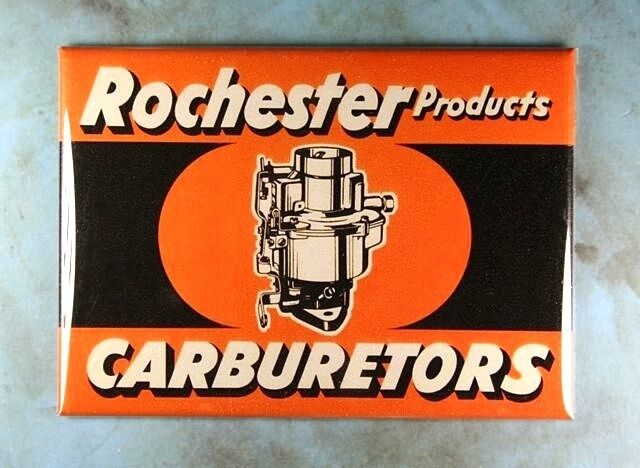 Vintage Style Advertising Fridge Magnet 2 1/2" x 3 1/2" Rochester Carburetor Без бренда