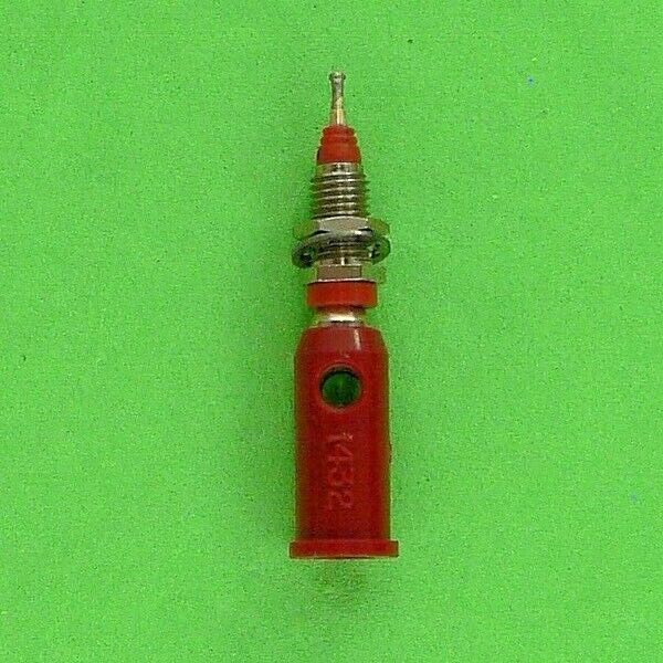 Rare 2mm Male Pin Plug to 4mm Banana Jack Adapter with 2mm Pin Plug Jack Pomona 1432 - фотография #5