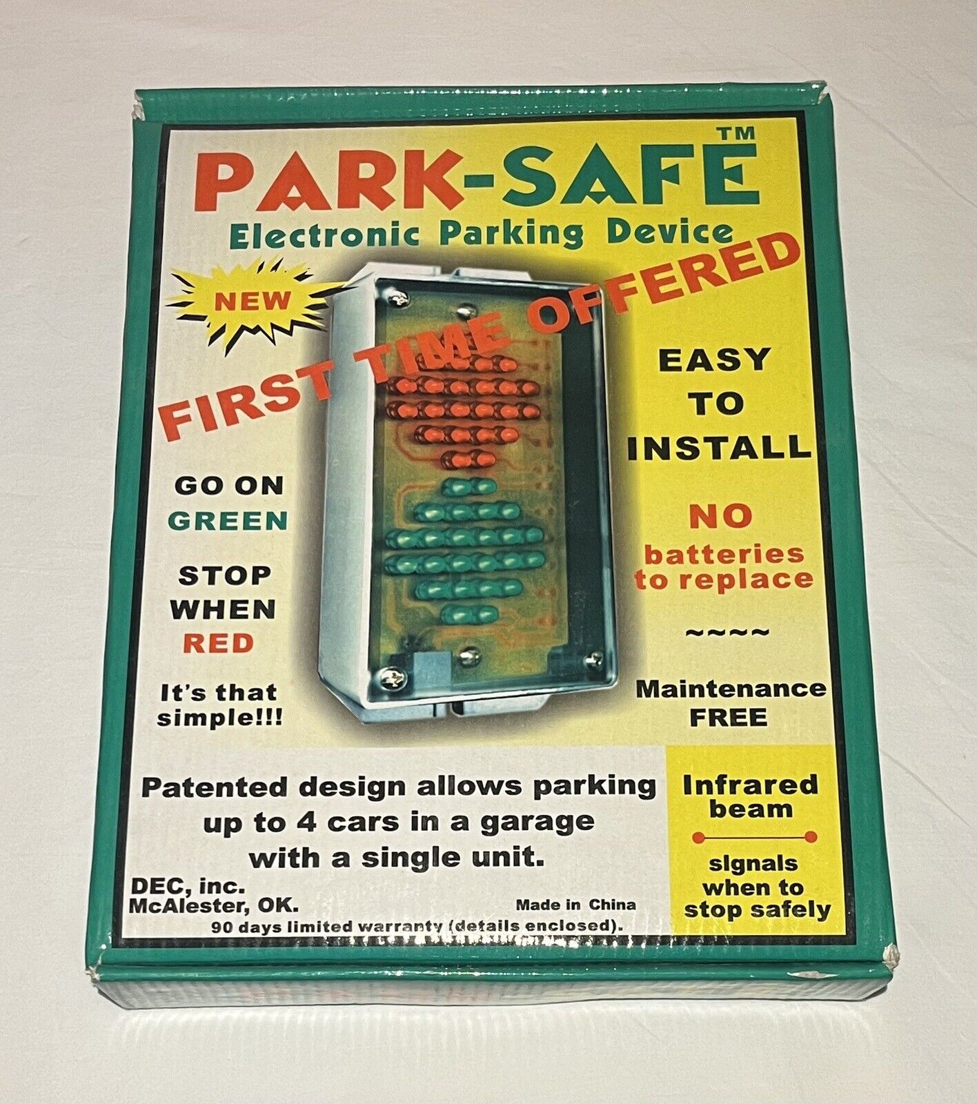 Park-Safe Electronic Parking Device Sensor Park-Safe ParkSafe