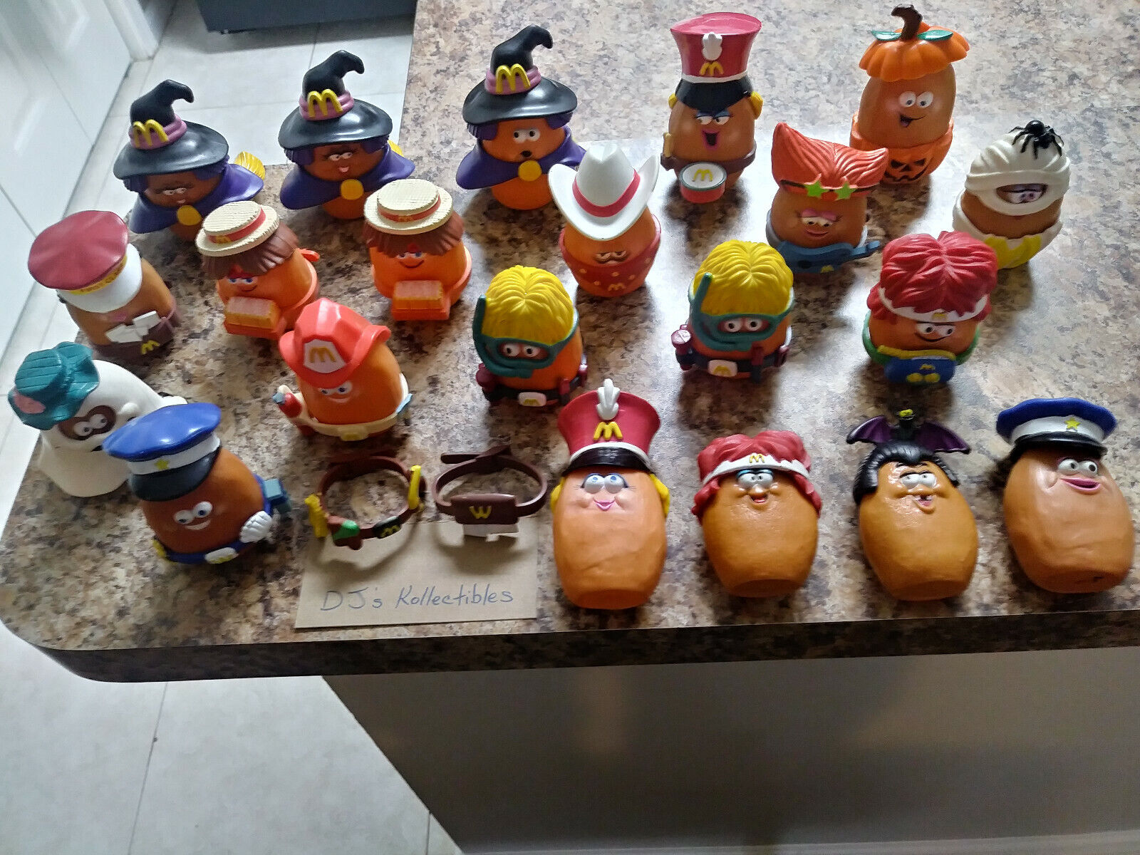 Large Lot of 17 Complete & 4 Partial Vintage McDonald's Chicken McNugget Toys McDonald's