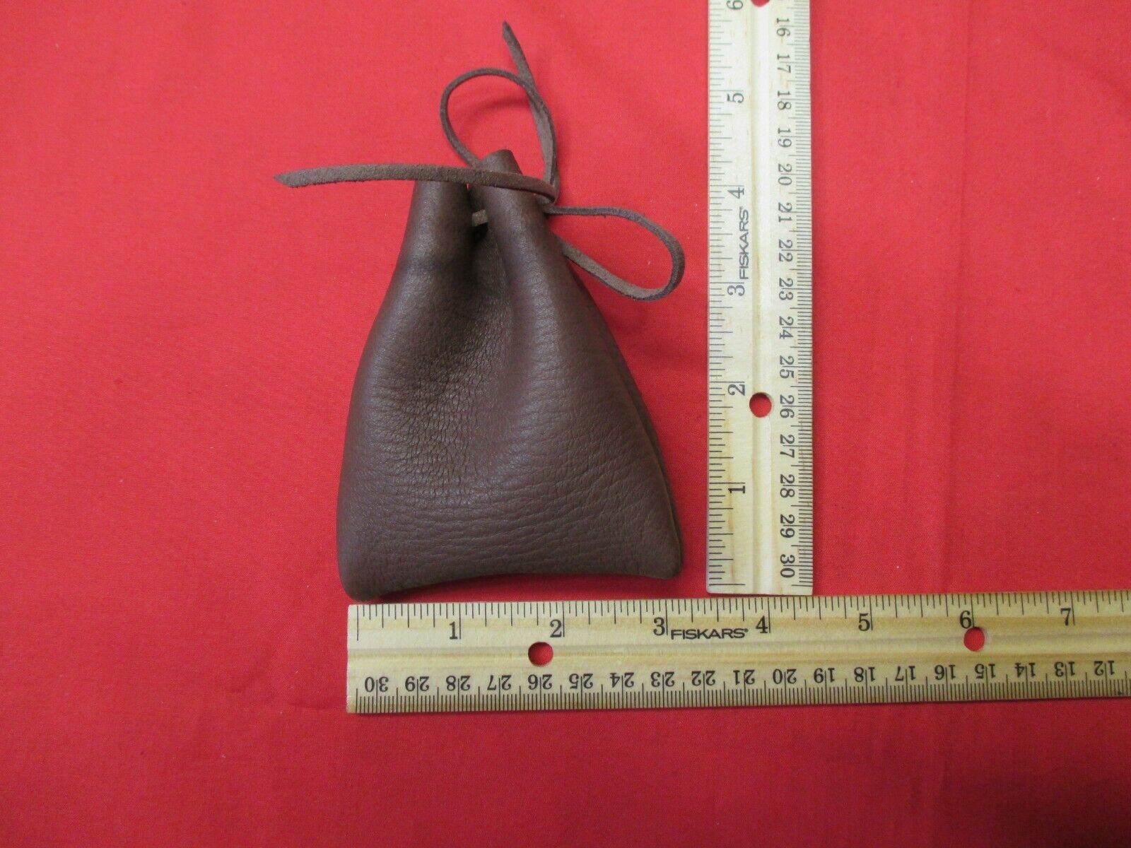 3 GENUINE NEW ZEALAND DEERSKIN Drawstring Pouches, Coins, Hunting, MIsc Use   Handmade Does Not Apply - фотография #4