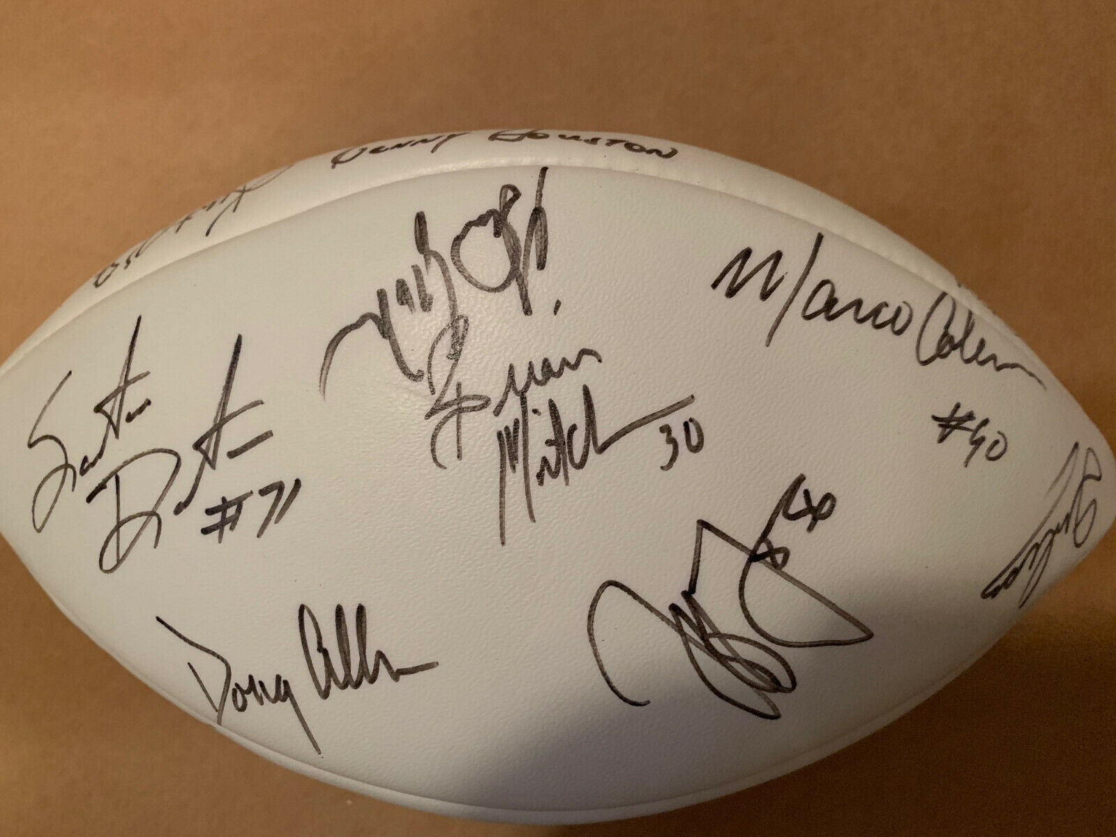NFL Football Signed by 19(5 HOF) '93 NFLPA Awards Banquet+16 Action Packed Cards Без бренда - фотография #6