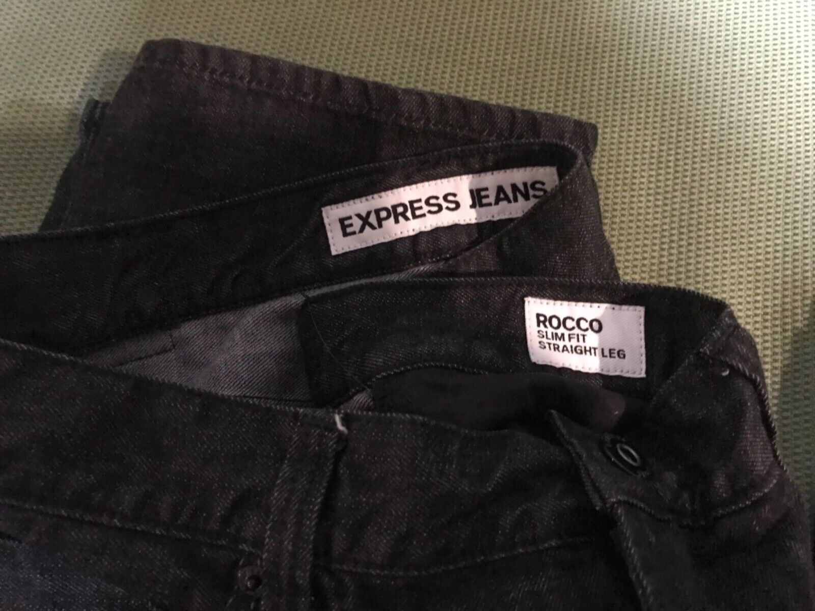 Men’s Express  Black - Rocco Slim Fit size 34 x 34  NWOT Express - фотография #2