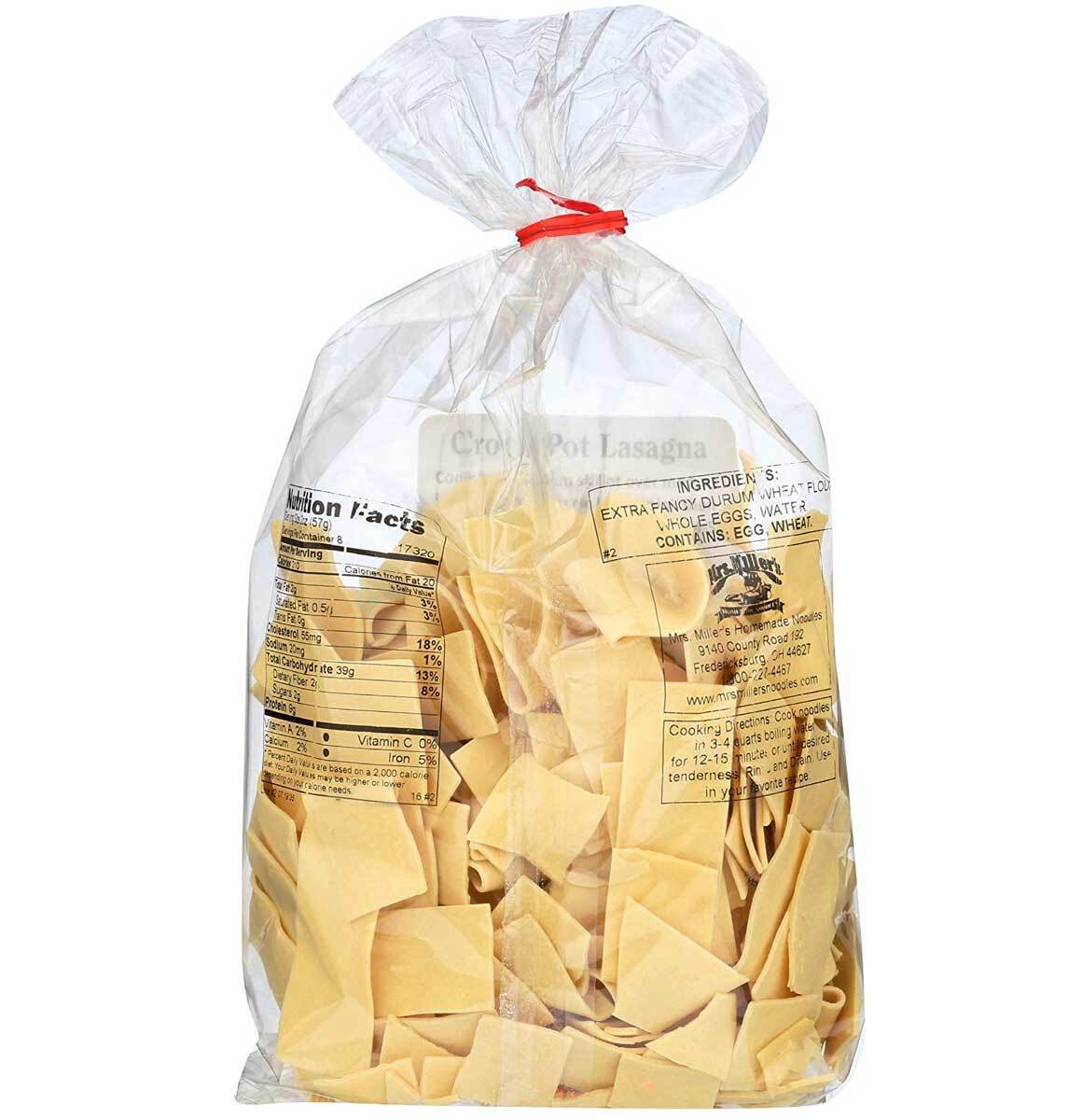 Mrs Millers Egg Noodles Old Fashioned Extra Wide Homemade - 16 Oz - Pack of 6 Mrs. Miller's Does not apply - фотография #2