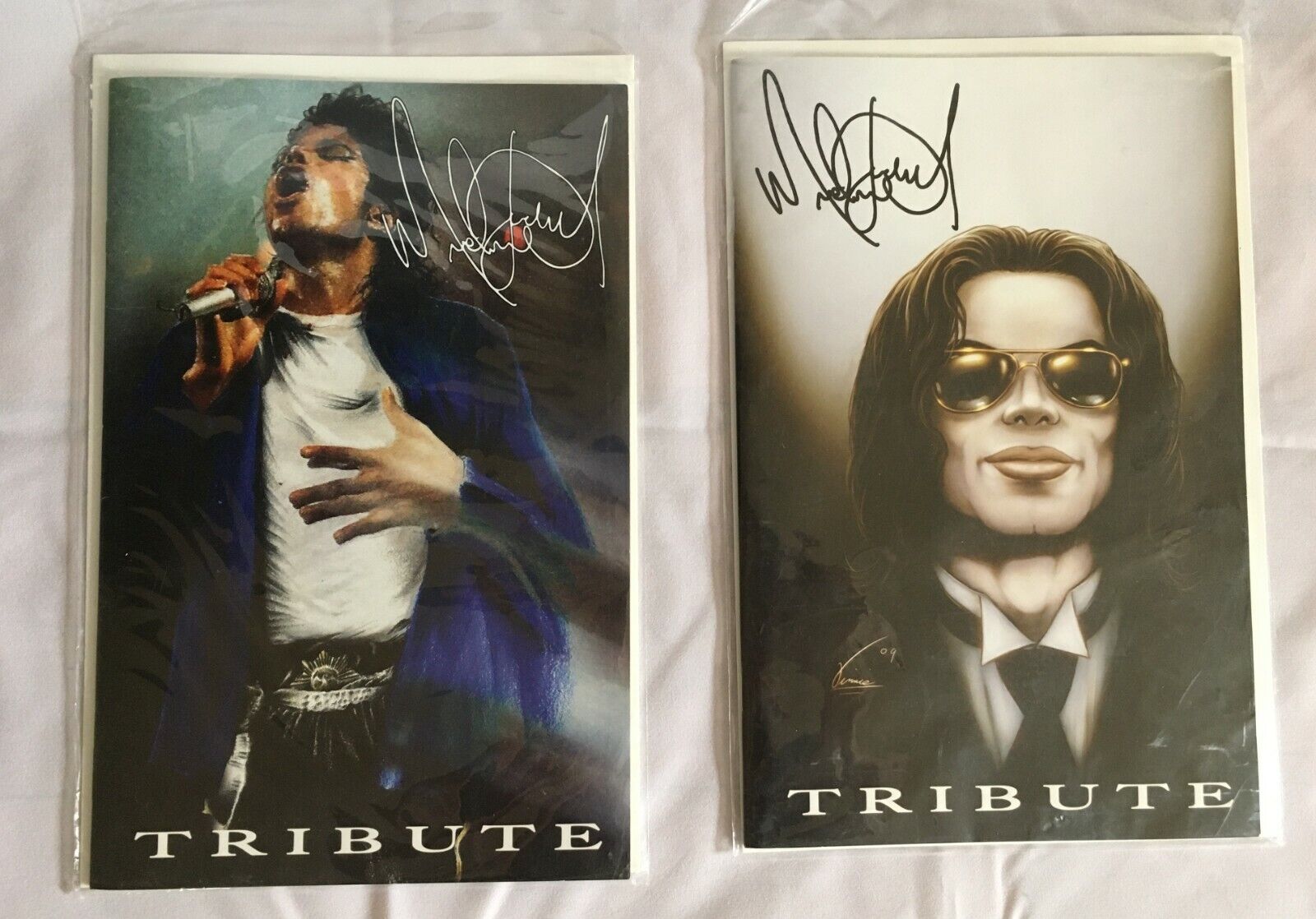  2 Blue Water Michael Jackson Tribute ~ Cover A-VF Plus & Cover B-VF ~ 2009 Без бренда - фотография #3