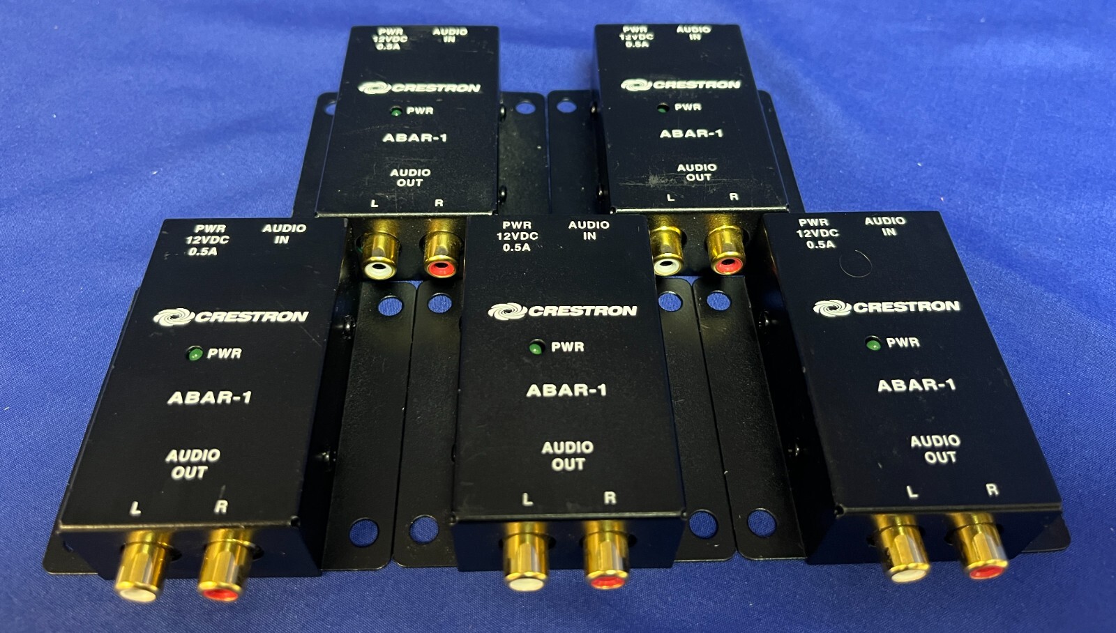 Crestron ABAR-1, CAT5 Balanced Audio Receiver - LOT of 5 Units - PreOwned Crestron - фотография #2