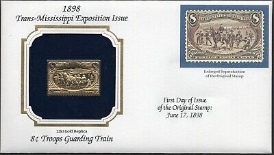 1898 Trans-Mississippi Exp Issue U.S Golden Replicas of Classic Stamps. Set of 9 Без бренда - фотография #5
