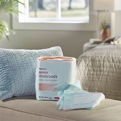 300 McKesson Incontinence Underpads Moderate Absorbency Disposable 30" x 30" McKesson UPMD3030 - фотография #8