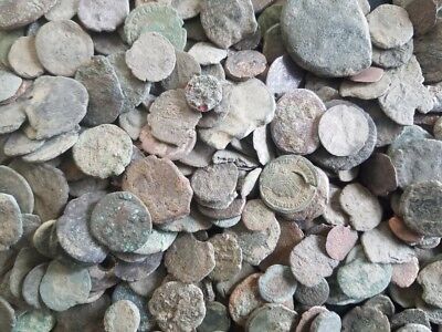 LOT OF 10 - Very Low Grade Junk Ancient Roman Coins / 330 A.D. Constantine  Без бренда