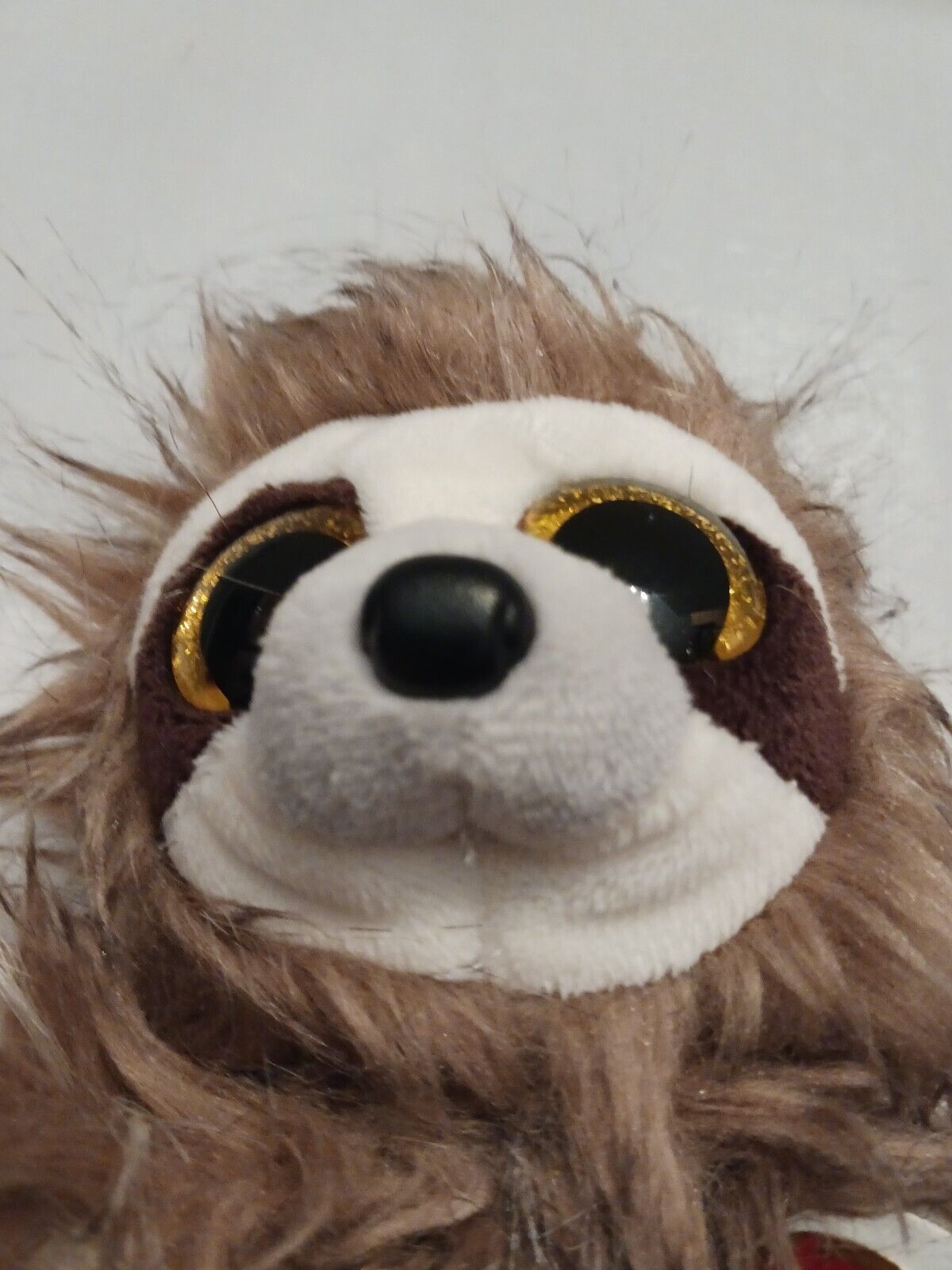 New Ty Beanie Boo Sully Sloth Stuffed Plush Long Hair Glitter Eyes Ty - фотография #8