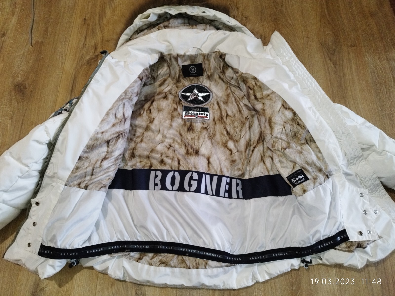 Women's White Bogner desert mountain Ski Jacket Size xl Bogner - фотография #17
