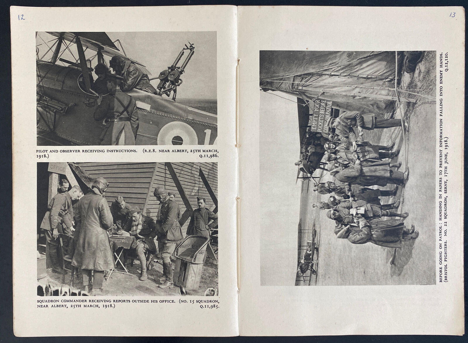 Imperial War Museum Information WWI Booklet Picture Book No 3 Air Services Без бренда - фотография #2