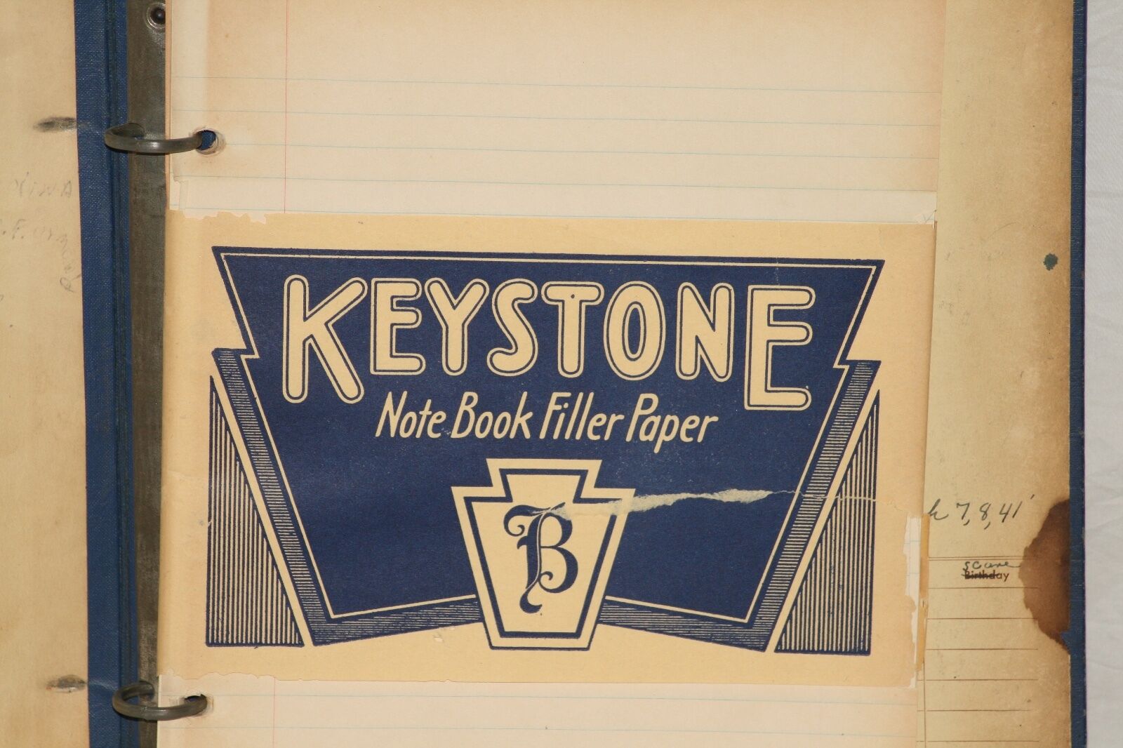 1941 Coca Cola Notebook Cover with Original Keystone Filler Paper Без бренда - фотография #7