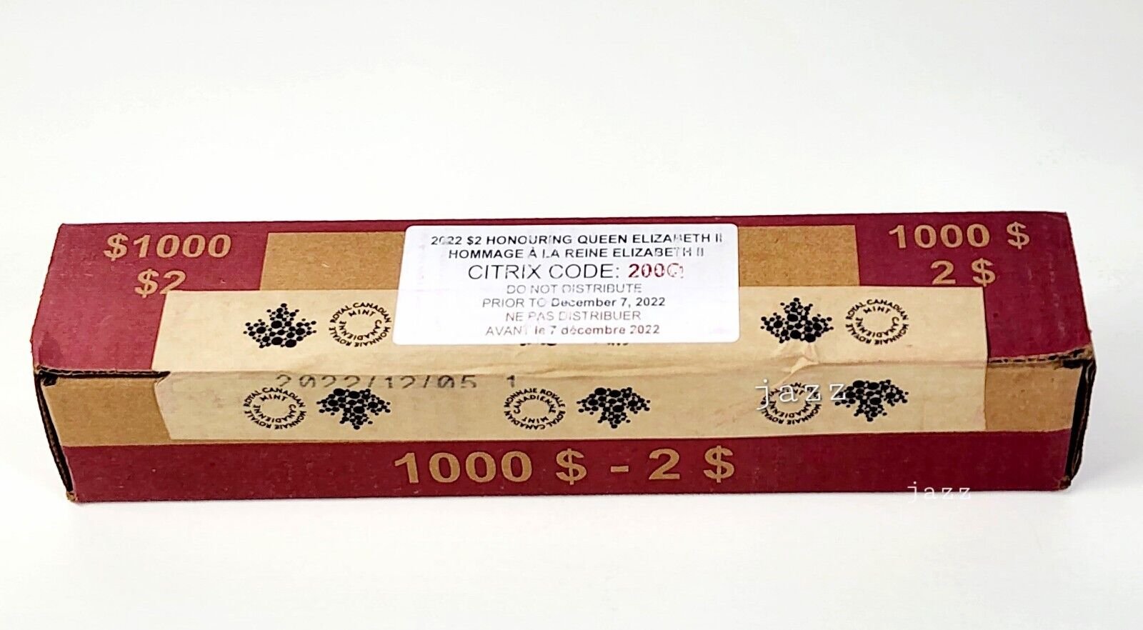 Set of 4x 2022 Canada $2 Dollar Black Ring Toonie Queen Elizabeth II Mint UNC Без бренда - фотография #2
