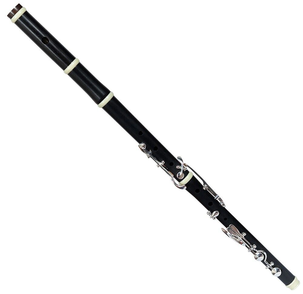 Irish Flute Full-Chromatic 8-Keys D'Almaine London440 GrenadillaWood NEW Whistle Hakam Din IF-100B