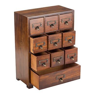 Card Catalog Traditional Solid Wood Small Chinese Medicine Small Curio Cabine... Primo Supply
