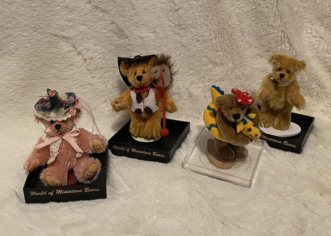 World Of Miniature Bears/Creative Gems - Lot Of 4 World of Miniature Bears / Creative Gems
