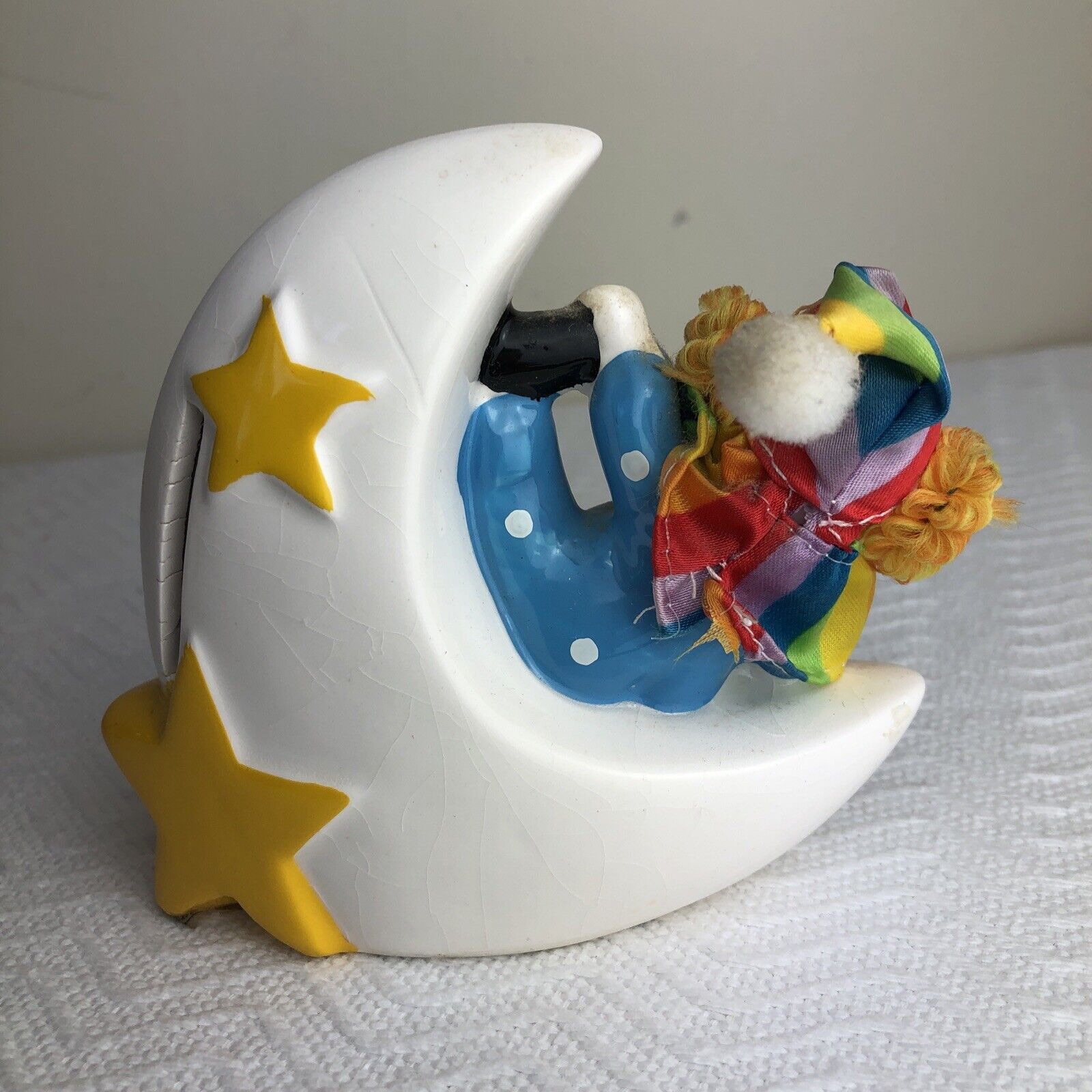 Vintage Artistic Gifts 1987 Clown In The Moon & Car Figurine Piggy Bank LOT OF 3 Artistic Gifts - фотография #10