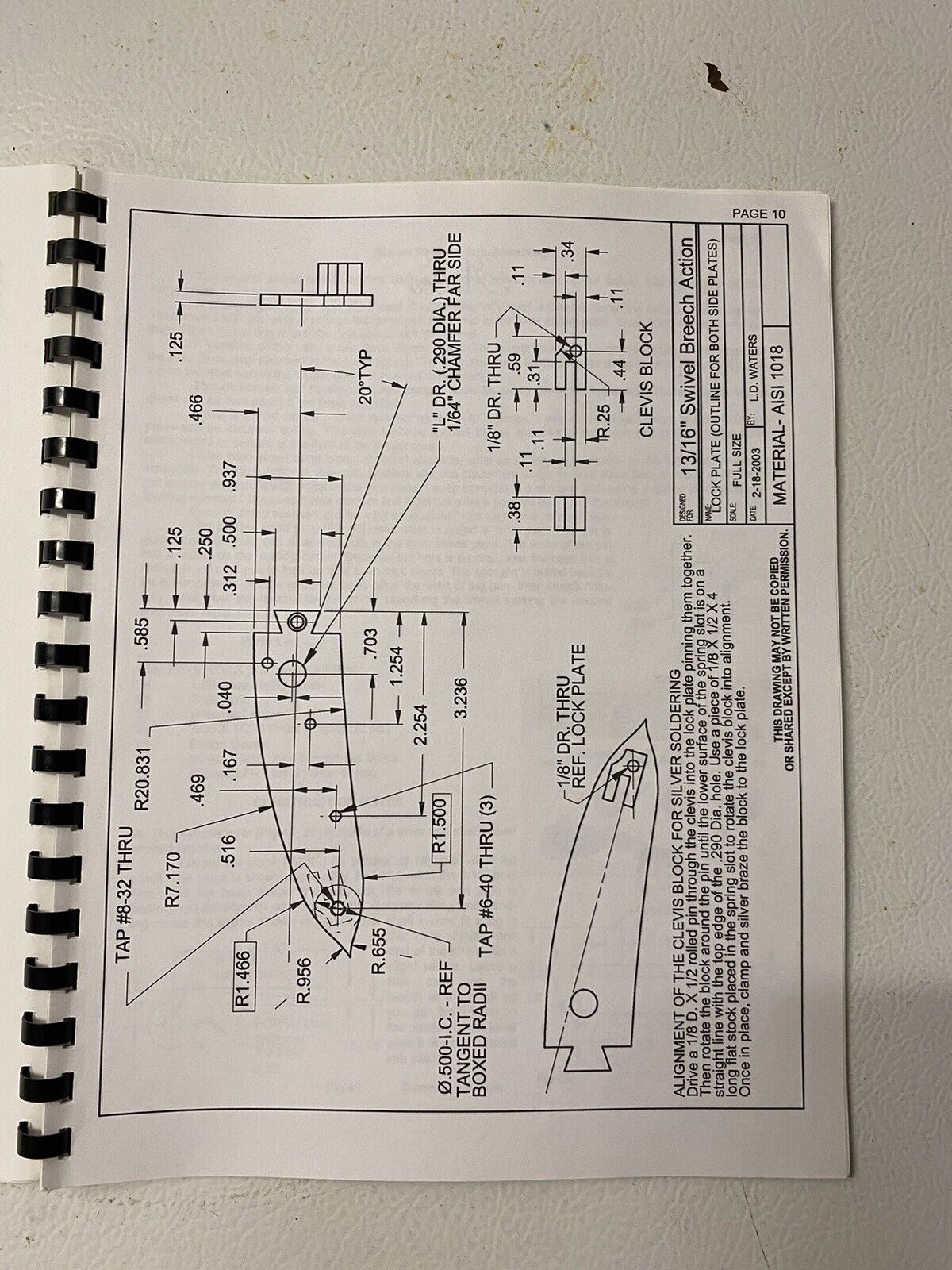 How To Build A Flintlock Swivel Breech Mechanism Manual By Dave Waters Без бренда - фотография #5