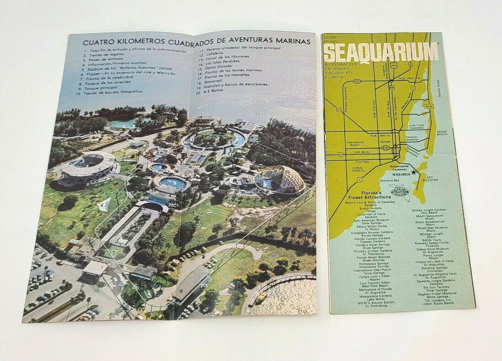Miami Seaquarium Travel Brochure Pamphlet English & Spanish Virginia Key Florida Без бренда - фотография #4