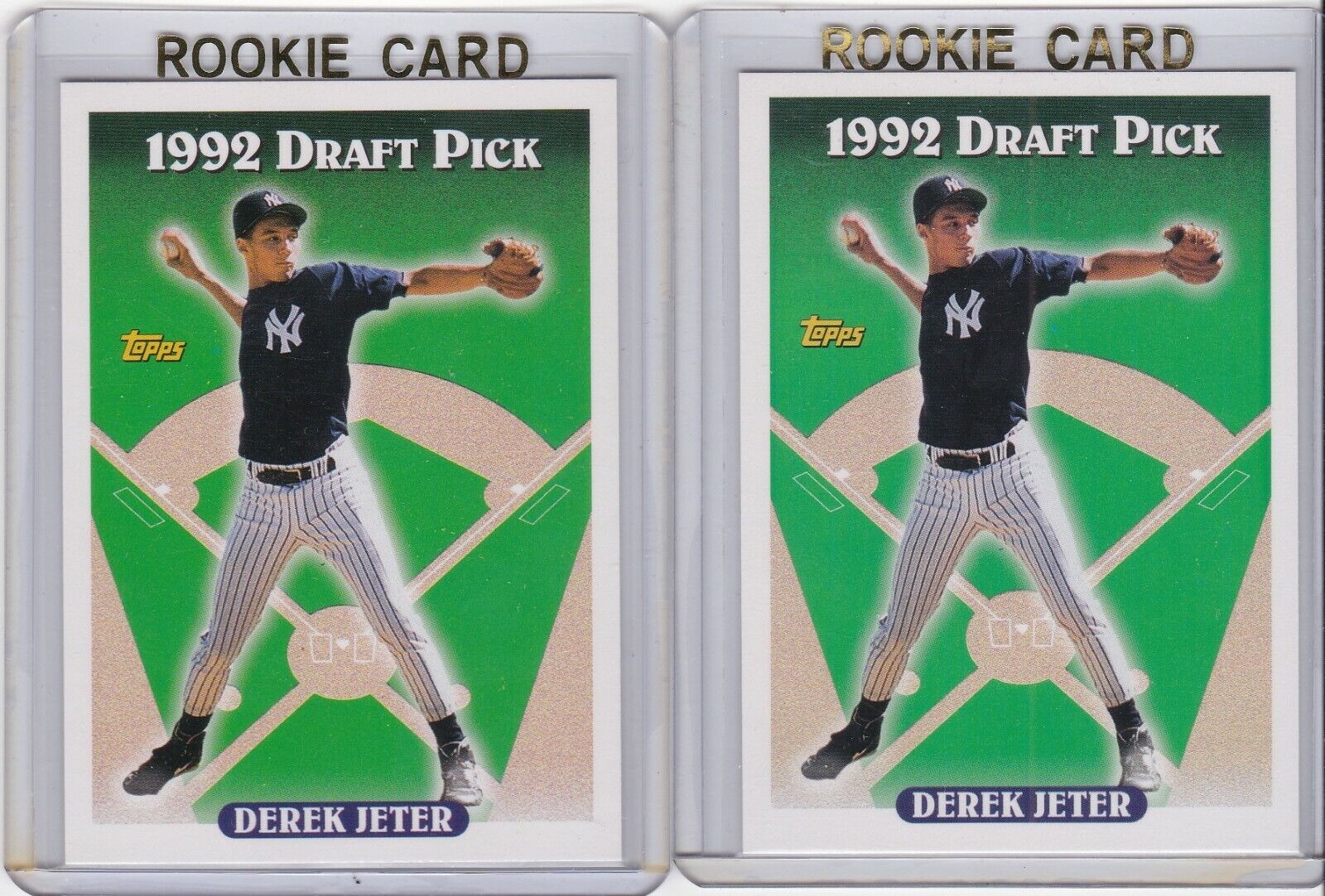 (2) 1993 Topps  DEREK JETER Rookie Card RC Lot Без бренда