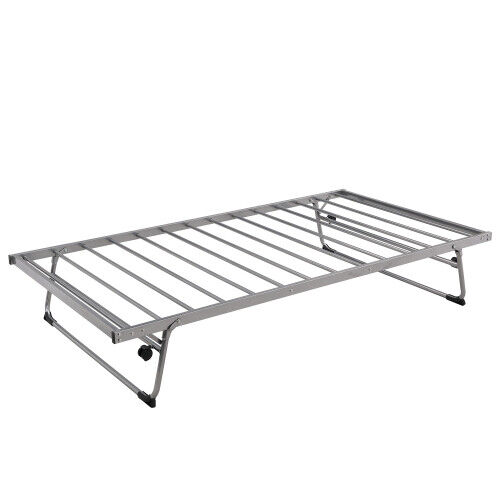 Metal DayBed w/ Trundle Sofa Bed Twin to King Size Metal Bed Platform Bed Fetines Does Not Apply - фотография #12