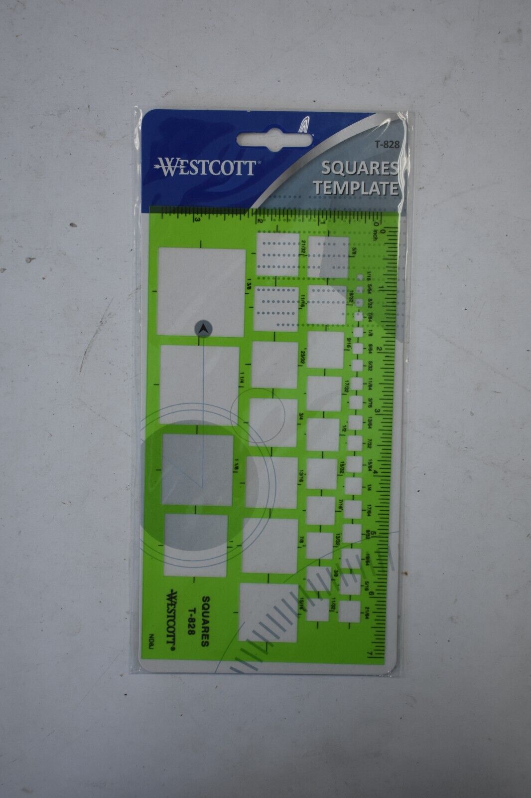 Lot Of 3 Westcott C-Thru Squares Geometric Template 4"x7-1/4" T-828 39 Openings Westcott T-828 - фотография #2