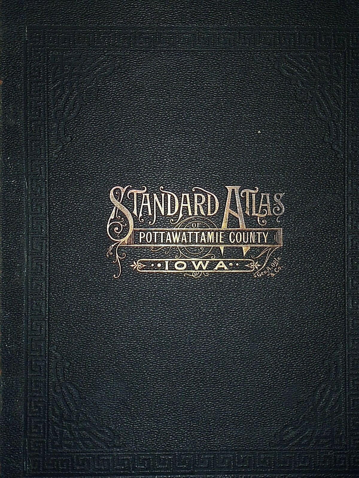 Rare Set of 7 Plat Maps ~ 1902 CITY of COUNCIL BLUFFS, IOWA ~ Original Authentic Без бренда - фотография #9
