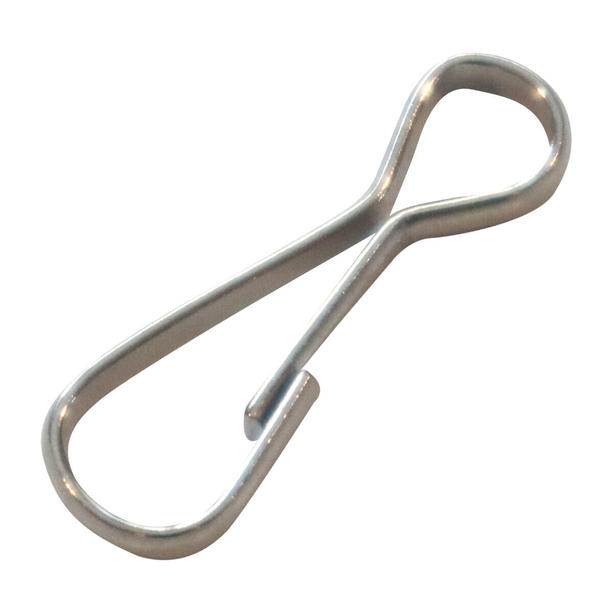 10 Small Metal J Hook Spring Clips for DIY Lanyards & Keychains - 1 1/4 Inch Specialist ID 7743-1020 - фотография #5