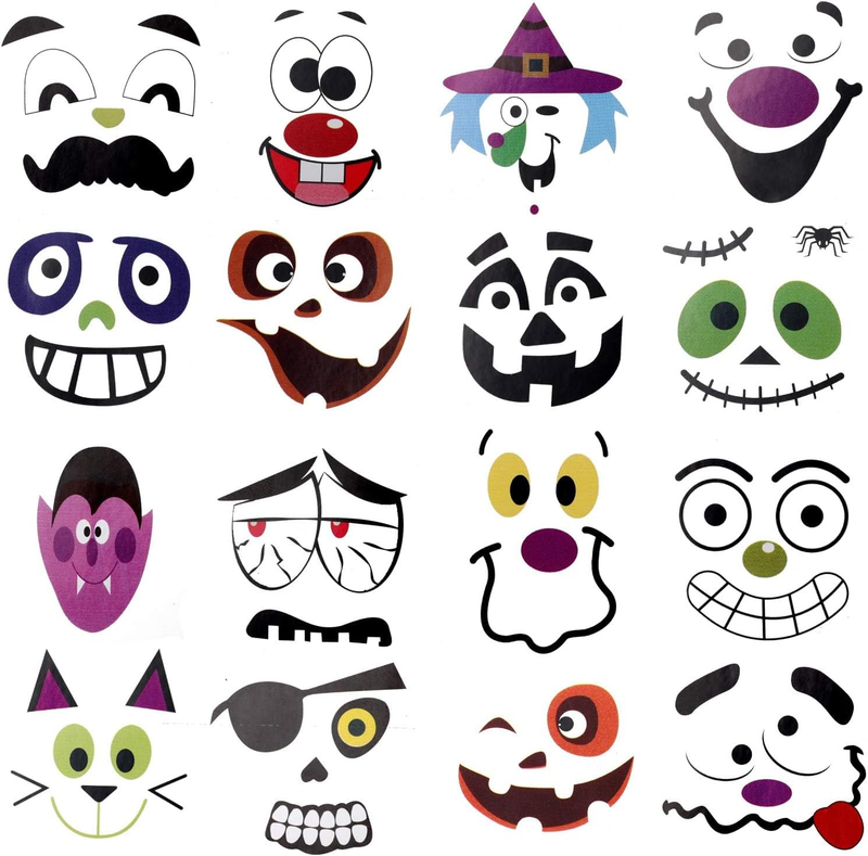 16 Kits Halloween Foam Pumpkin Craft Kits Foam Pumpkin Stickers Halloween Sticke Does not apply - фотография #3