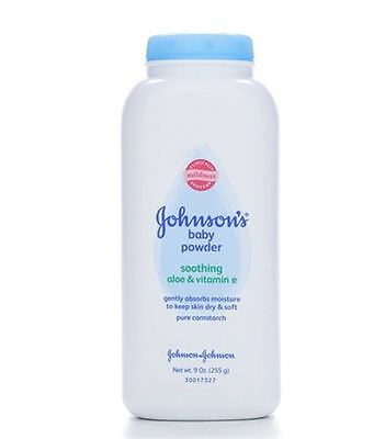JOHNSON'S Pure Cornstarch Baby Powder 9 oz (Pack of 2) JOHNSON'S Does not apply