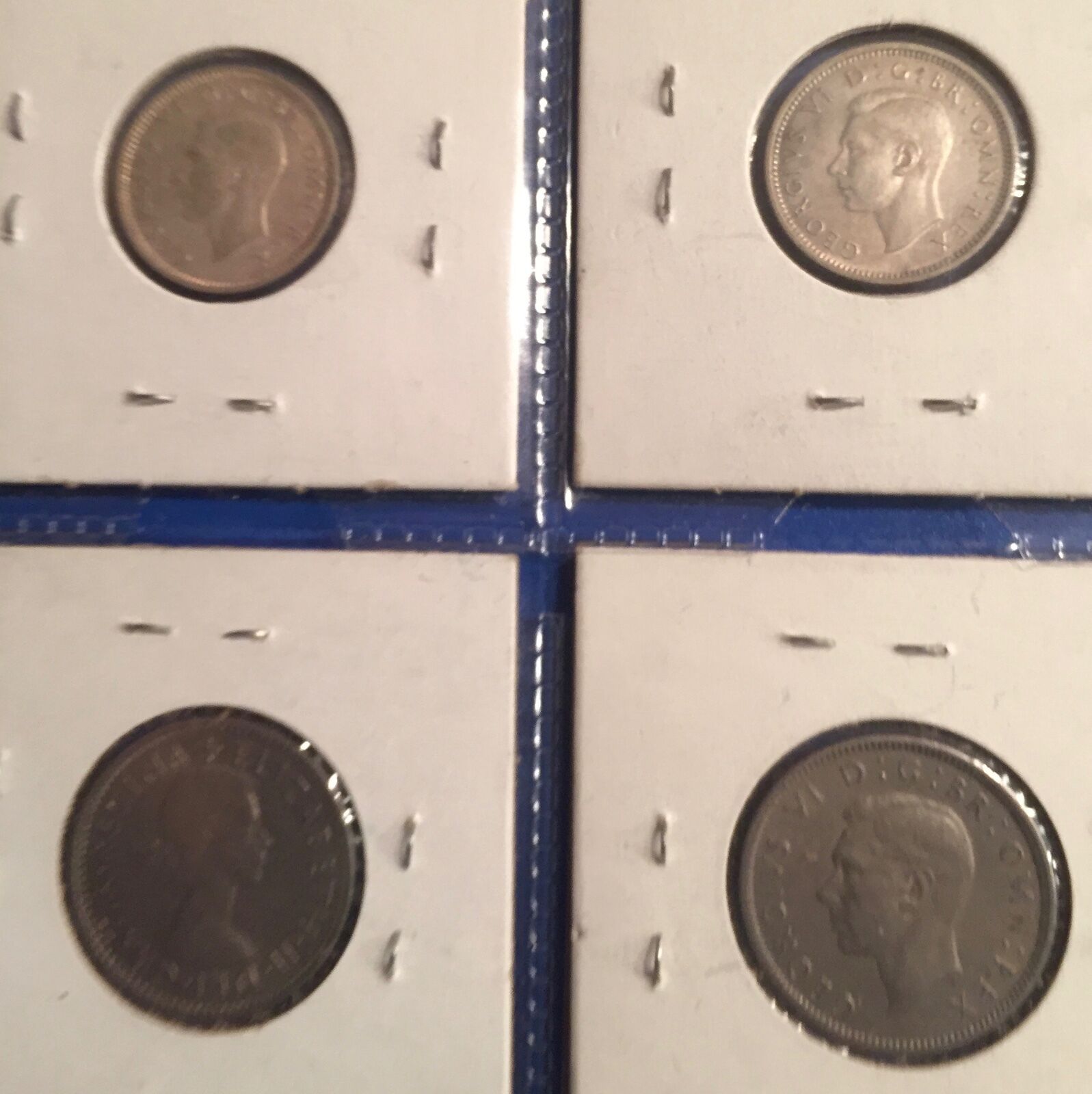 GB 1873-1962 lot of 11 inc. 2 three pence, 4 sixpence, 4 shillings & half crown Без бренда - фотография #10