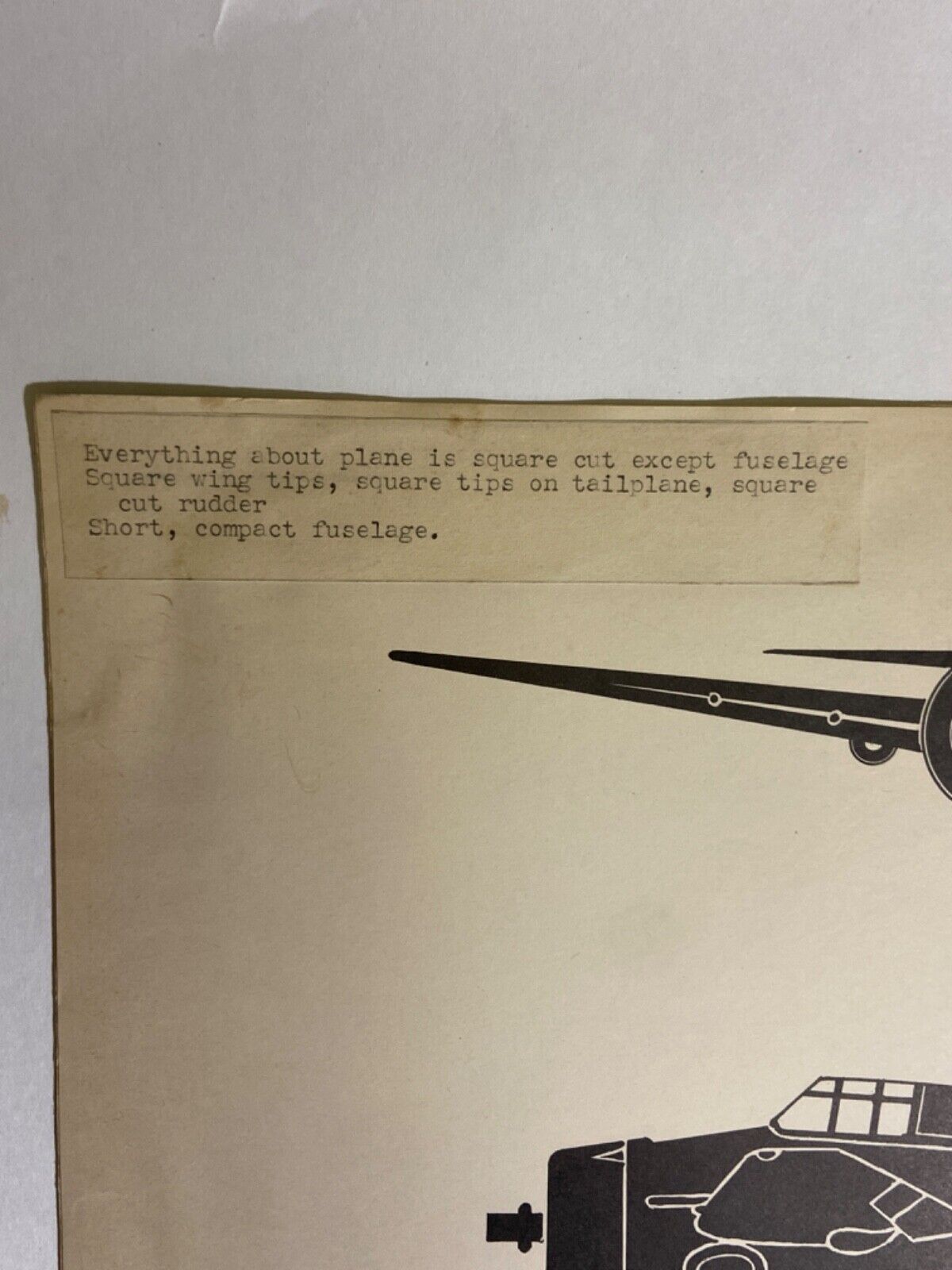 Vintage WWII Grumman F4F Wildcat Recognition Poster with Training Notes - Rare Без бренда - фотография #9