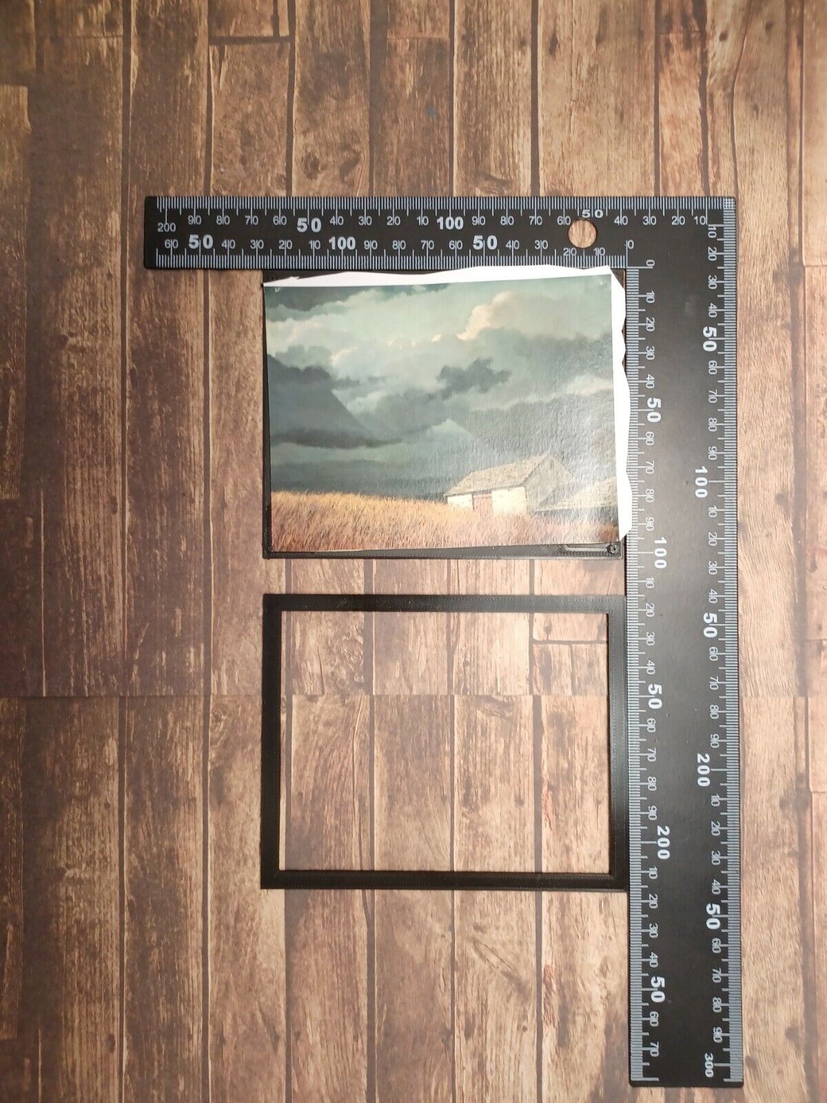 ⬛for BARBIE 4 black rectangle PICTURE FRAMES Accessories DECOR miniature 1/6 Unbranded - фотография #7