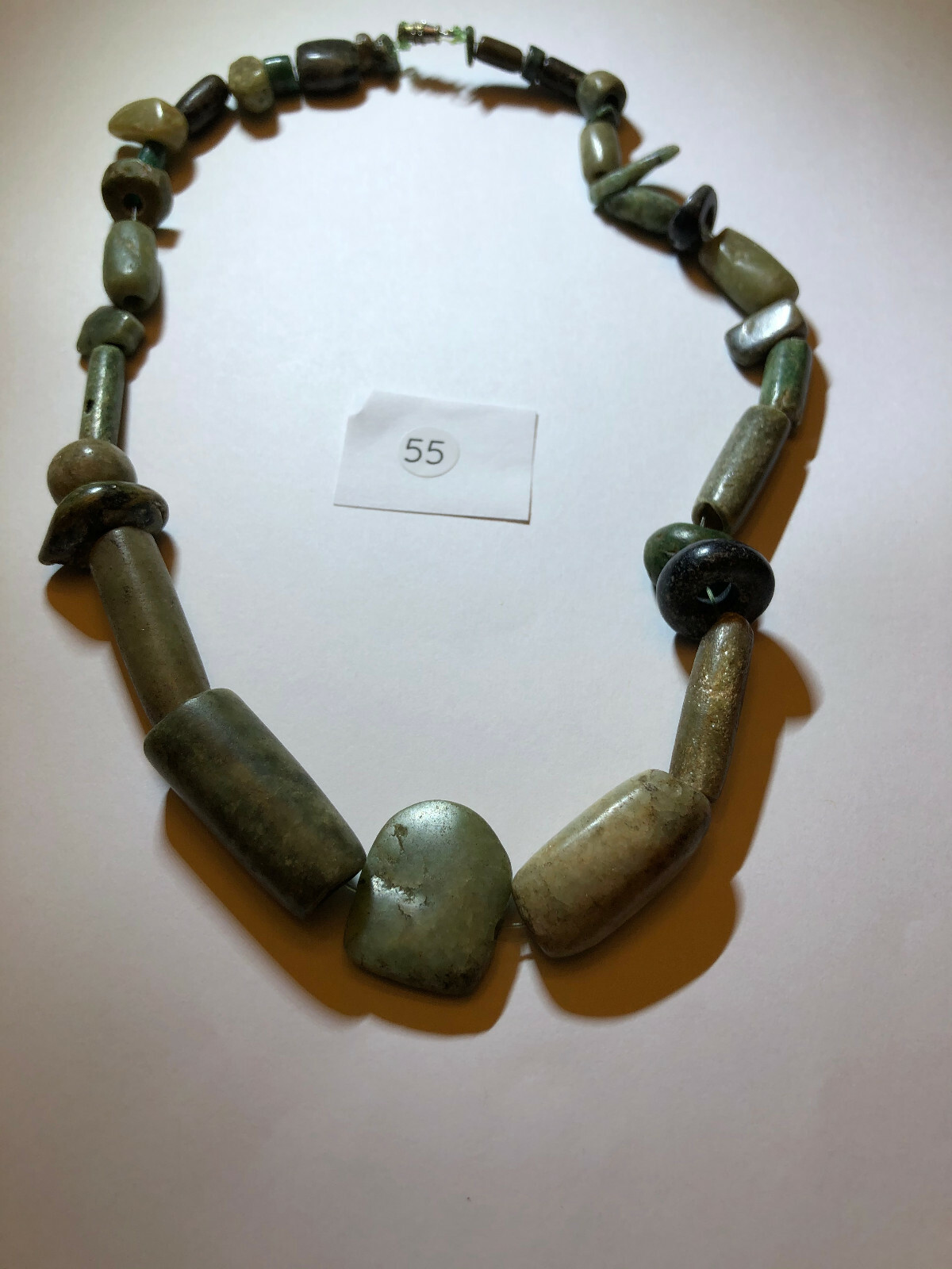 Pre Columbian Mayan AUTHENTIC JADE BEADS (34) Pieces Jade  fromTomb Shaft Find  Без бренда - фотография #4