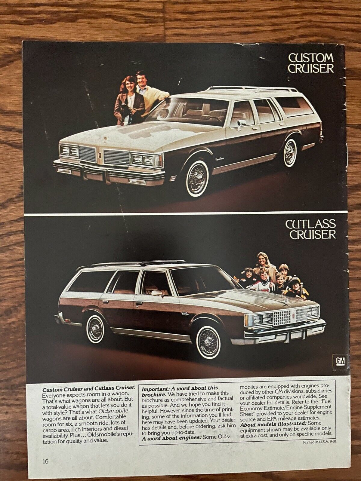 1979-1990 OLDSMOBILE Sales Brochures Lot of 6 Cutlass Cruiser Delta 88 Toronado Без бренда - фотография #10