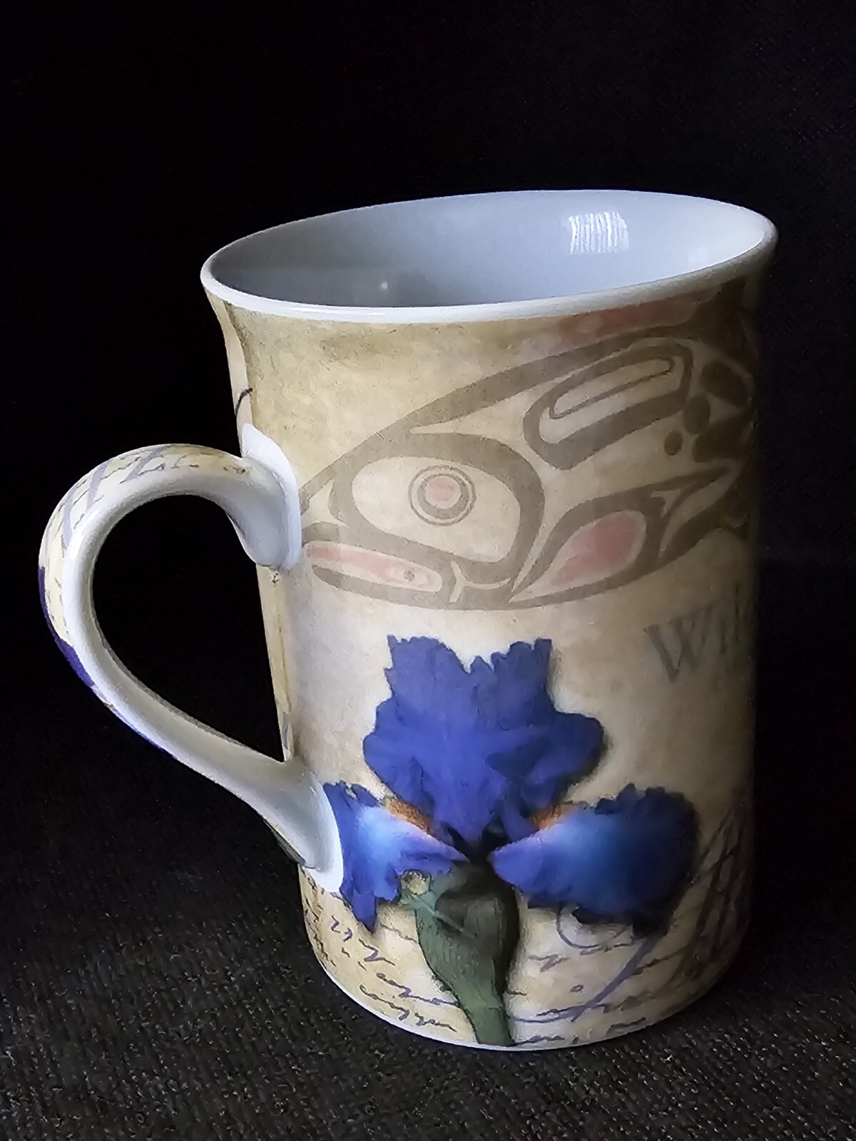 New Alaska Wild Iris Flower ceramic souvenir collector's Coffee Mug or Tea Cup  Без бренда - фотография #6