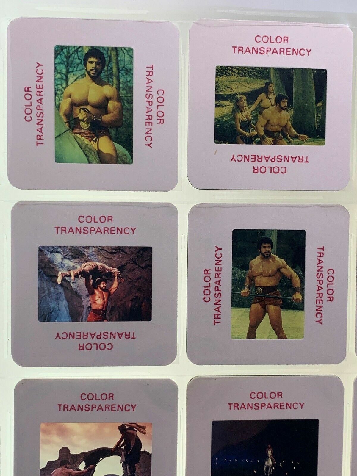 15 The Adventures of Hercules Movie 35mm Slides Lou Ferrigno Promo 1985 Vtg Lot Без бренда - фотография #2