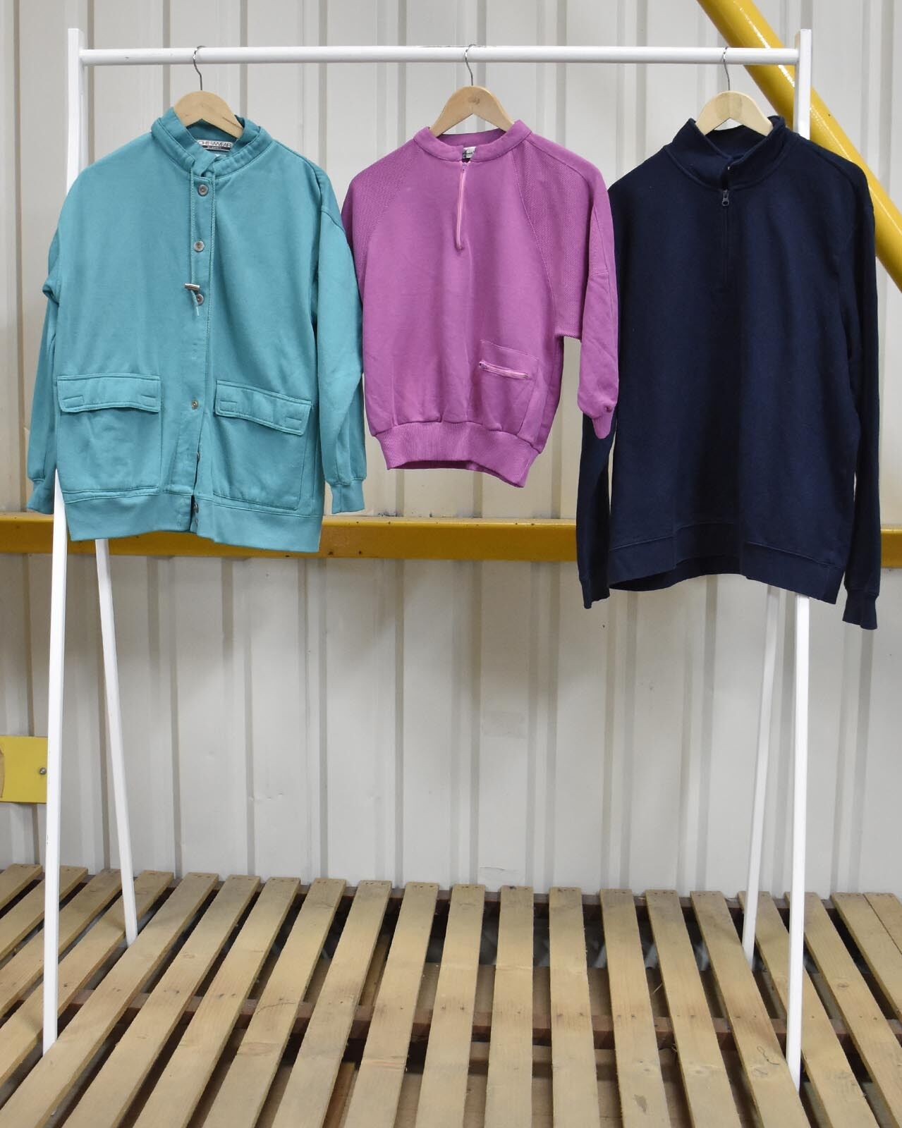 JOB LOT X10 Vintage Block Colours Sweatshirts / Jumpers Mixed Styles (57) Unbranded - фотография #4