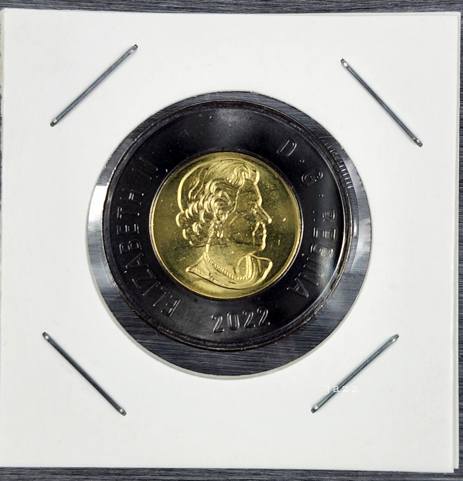 Set of 4x 2022 Canada $2 Dollar Black Ring Toonie Queen Elizabeth II Mint UNC Без бренда - фотография #5