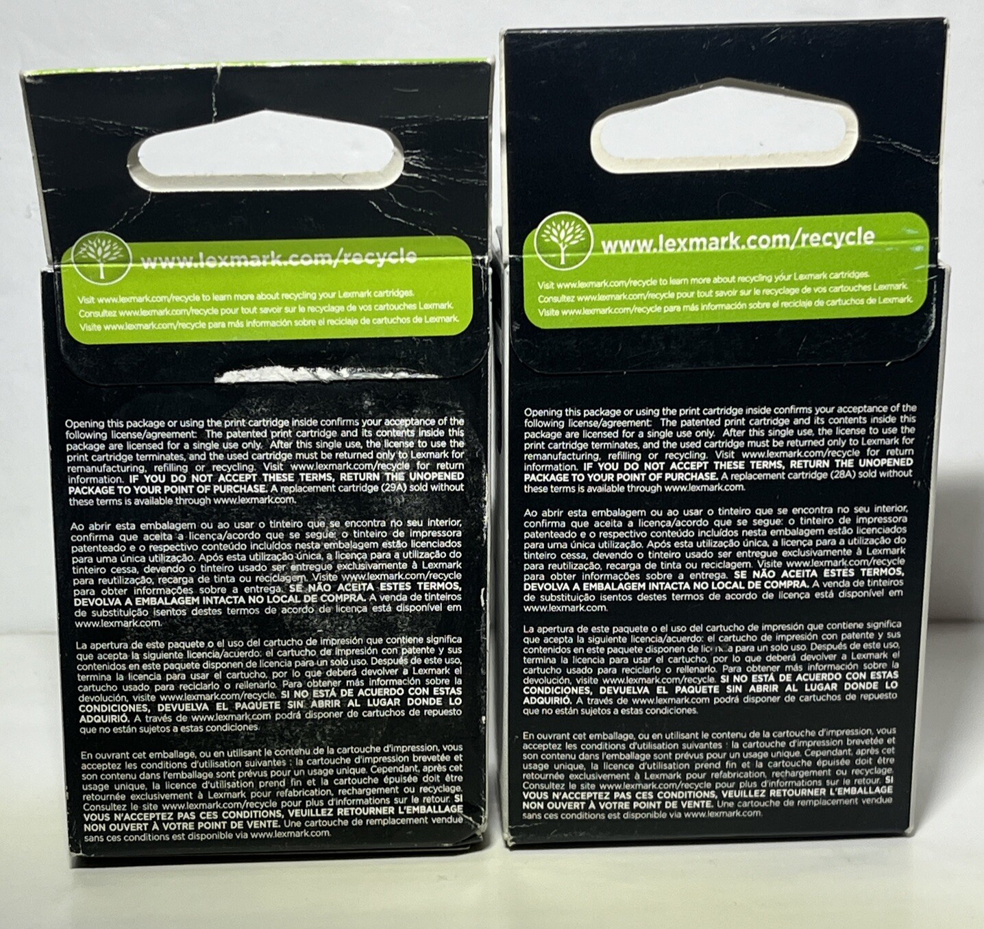 New Genuine Lexmark 28 29 2PK Ink Cartridges X Series X2530 Z Series Z1310 Z845 Lexmark ‎18C1428 - фотография #3